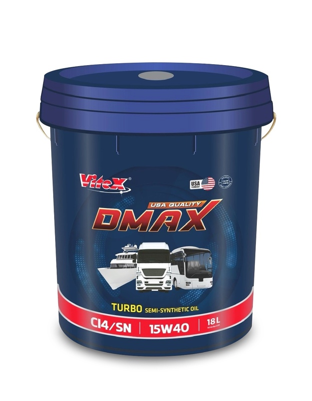 Dầu động cơ ô tô ViteX Dmax CI4/SN 15W40
